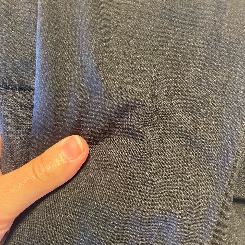 fleece lined tights. Two different pairs, gray and herringbone, size small
